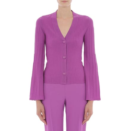 Moschino Knitwear Violet Größe: 40 | Cardigans Outlet | Damen | Violett