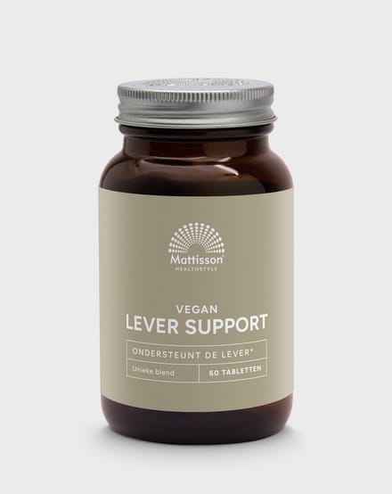 Mattisson - Lever Support - Met Paardenbloem en Choline - Voedingssupplement Reiniging Lever - 60 Tabletten
