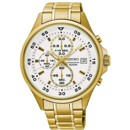 Seiko Quartz Chronograph SKS632P1 Heren Horloge 43mm