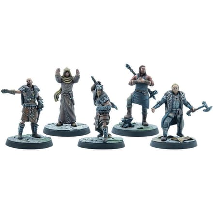 The Elder Scrolls: Call To Arms - Stormcloak Chieftains - Miniature Game - Ongeschilderd