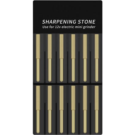 Lot de 12 embouts de tronçonneuse en titane plaqué diamant, affûteur de limes de tronçonneuse électrique haute dureté 4mm