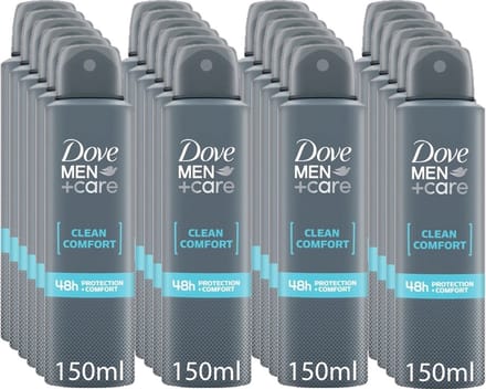 Dove - Deodorant - Clean Comfort - 150ml x 24