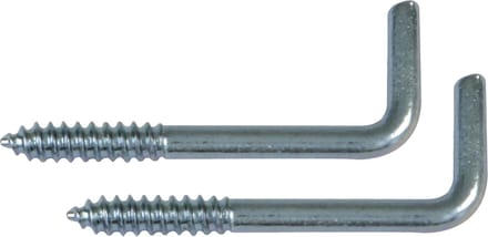 AMIG Schroefhaken - 44x - staal - 40 mm - zilver - DHZ ijzerwaren - bevestigingsmaterialen