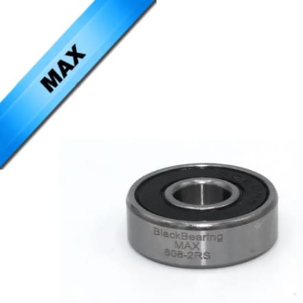 Lager max Black Bearing MAX - 608-2RS - 8 x 22 x 7 mm