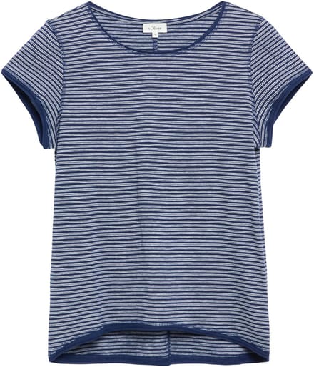 Regular fit t-shirt van puur katoen