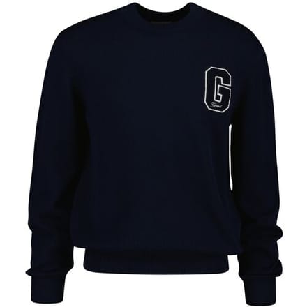 Gant Trui Small Graphic G Badge Crew Neck Avond Blauw / male