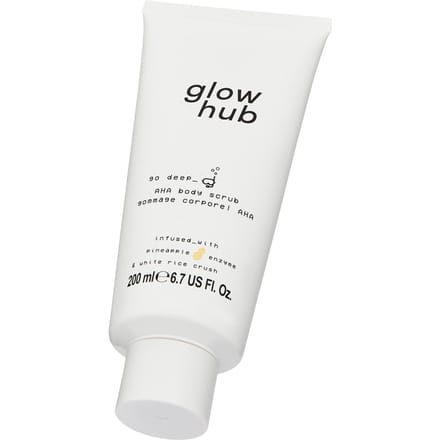 Glow Hub Body Edit Go Deep AHA Body Scrub