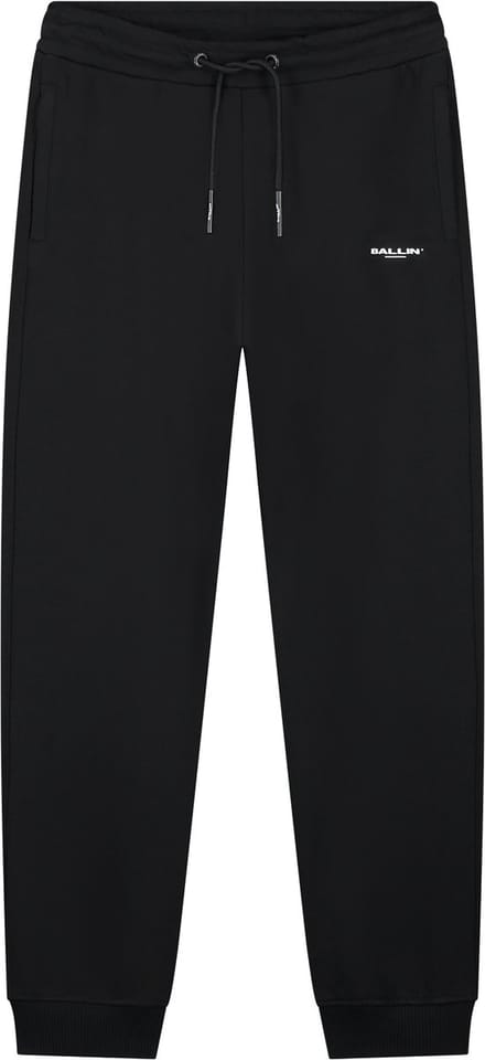 Ballin Amsterdam - Jongens Regular fit Pants Sweat - Black - Maat 14