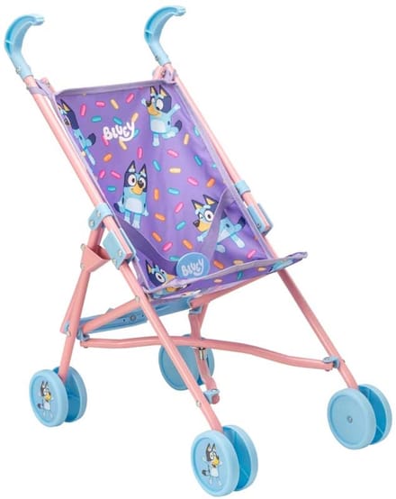 Bluey poppenwagen junior - speelgoed buggy voor poppen en rollenspel.