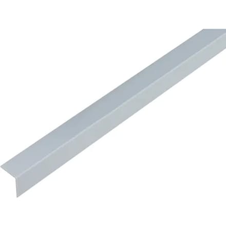 Alberts Hoekprofiel - Pvc Grijs - 20x20x1mm 2,6m