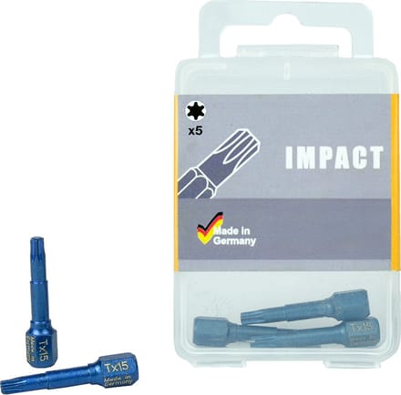 Impact bit TX 15 Industriële kwaliteit | Doos 5 stuks