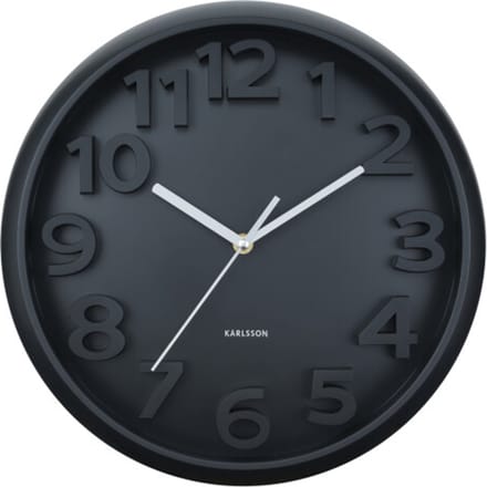Karlsson wandklok elevated classic numbers - Ø33,5cm