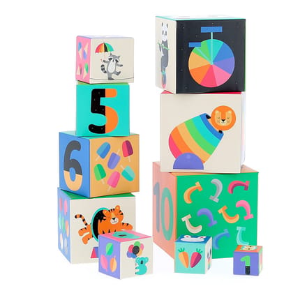 VILAC stapeltoren regenboog 1 jr+