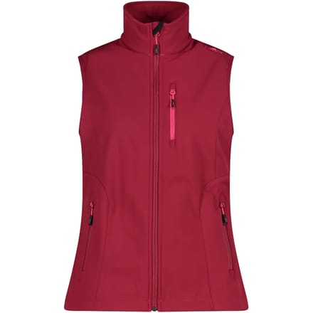 Dames softshell mouwloos jack CMP