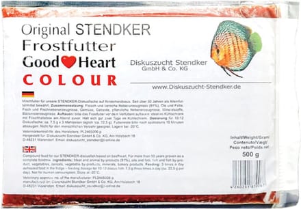 Stendker Good Heart Colour diepvries discusvoer | 2 maten 500 Gram Plak