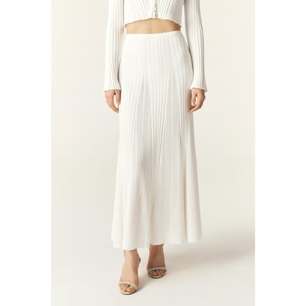 BA&SH Jupe Palua Blanc Maat: L | Maxi Rokken Outlet | Dames | Wit
