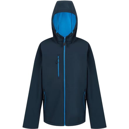 Regatta Heren Navigate 2 Layer Soft Shell Jas (Marine / Frans Blauw)