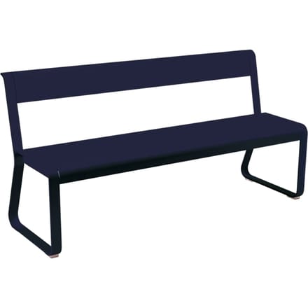 Fermob - BELLEVIE bank met rugleuning - 92 abyssblauw