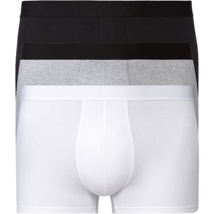 LIVERGY 3 heren boxers (Zwart/grijs/wit, XXL)