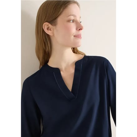 Blouse in effen kleur