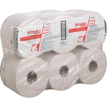 Poetspapier WypAll L10 GeneralClean 1-laags 300m wit 7276