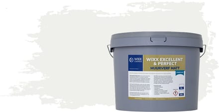 Wixx Excellent en Perfect Muurverf Matt - 5L - RAL 9016 Verkeerswit