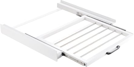 Bodo® Stapelkit - Tussenstuk met Handdoekhouder - Wasmachine en Droger - Wit