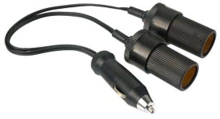 Goobay Sigarettenaansteker Y-verdeler van 0,2 m met 2,5 A zekering, 12 V