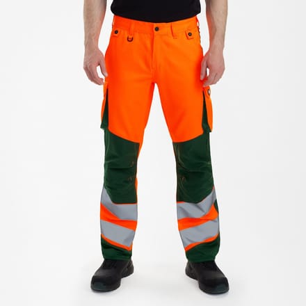 Engel Safety Light werkbroek 2545-319 - Hi-vis Orange / Green - 60