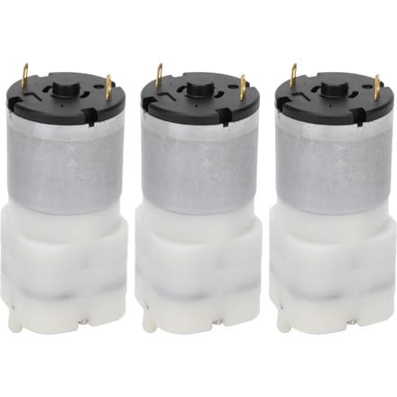 3 Pièces Micro Pompe à Eau Mini Moteur Submersible Accessoires Air Aquarium DC6V VN3202PM gray