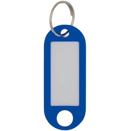 WEDO sleutelhanger met ring, diameter: 18 mm, blauw