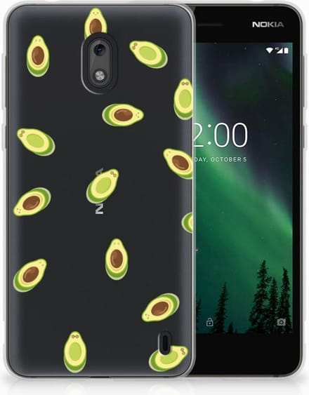 Nokia 2 Siliconen Case Avocado