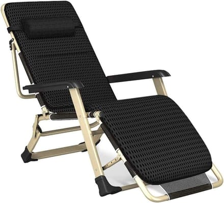 Ligstoel - Zonnebank Tuinstoel - Ontspannen Buiten - Zero Gravity - 178 cm - Grijs
