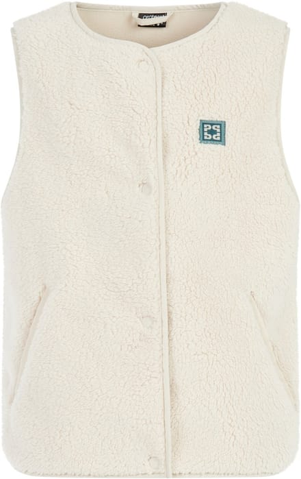 Protest Prtalanza - Bodywarmer Meisjes - High-pile teddy fleece - Knoopsluiting