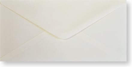 500 Luxe EA 5/6 Enveloppen - DIN Lang Crème - 110X220 mm - 110grms - 11X22 cm - DL Brief envelop