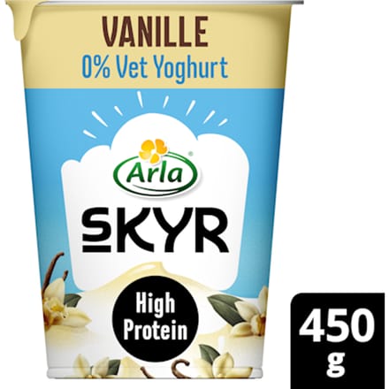 Skyr vanille yoghurt 0% vet