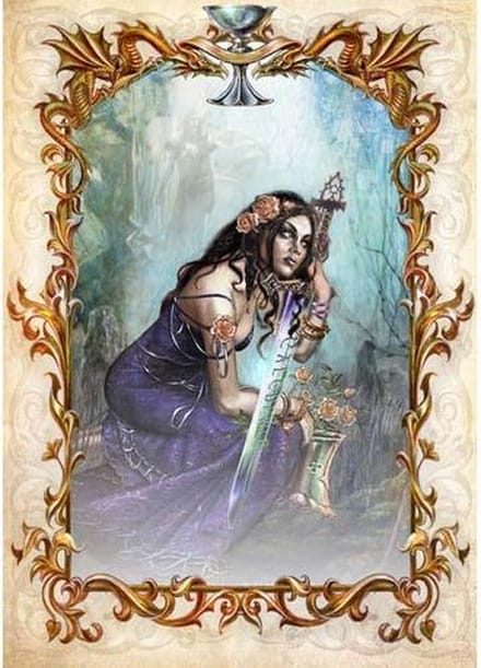 Briar Wenskaart Galahad's Prayer