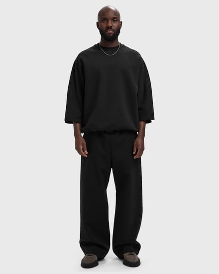 WIDE LEG DRAWSTRING PANTS