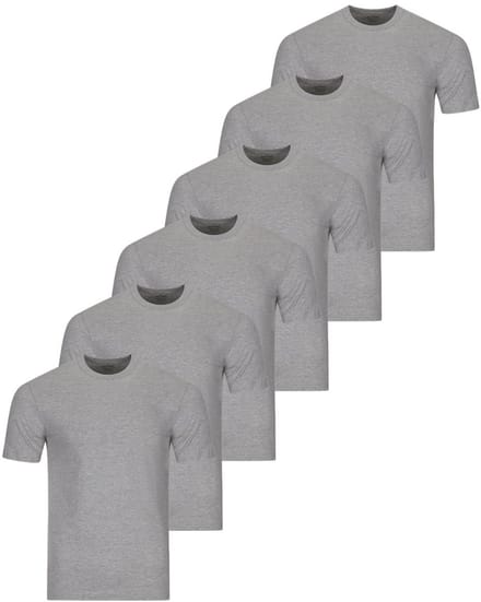 RAGMAN Heren onder t-shirts 6 pack Basic