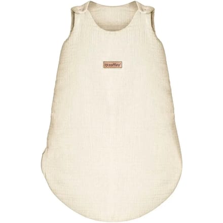 Zaffiro Muslin Babyslaapzak 1.5 TOG 6-12m Vanilla
