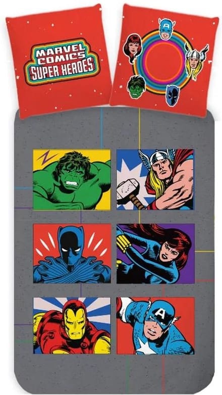 Avengers Peuterdekbedovertrek Comics - 100 x 135 cm - Katoen