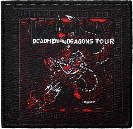 Trivium - Deadmen & Dragons Tour '23 Patch - Zwart