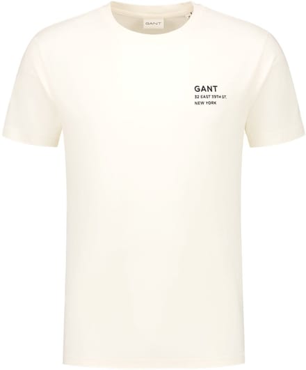 Gant Small Graphic SS Shirt Heren - Maat L