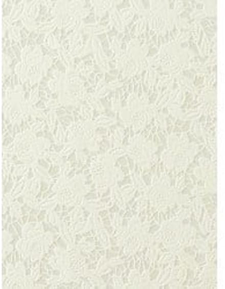 KANT BORDUUR BEHANG WIT BLOEMEN 45572