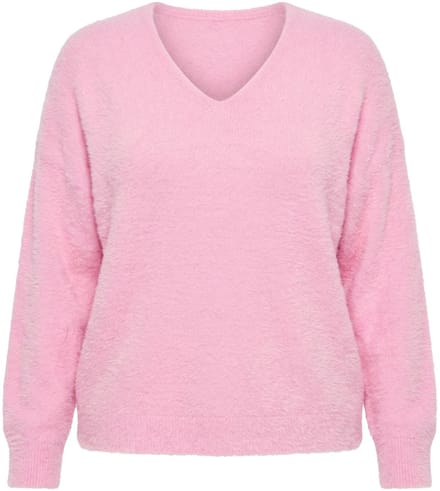 Studio Untold - Dames - Trui boxy model pluizig breisel - Matroze - Maat 50+