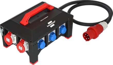 Brennenstuhl Profi Bouwstroomverdeler BSV 5-63A FI Typ B - 9150630168