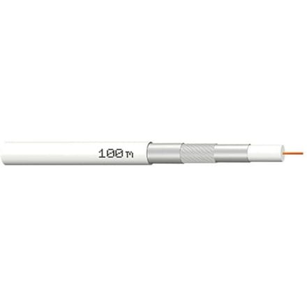 MegaSat 100189 Coaxkabel Buitendiameter: 7.0 mm Wit 100 m