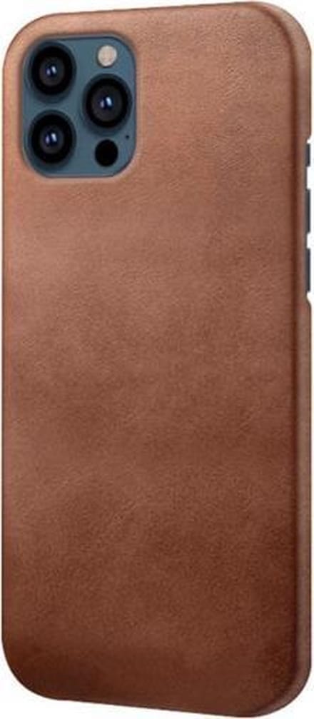 Casecentive Leren Back case - hoesje - cover - iPhone 13 Pro - bruin