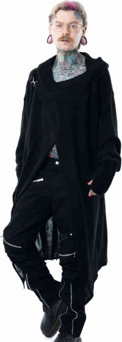 Chemical Black - Arrow Lange cardigan - M - Zwart