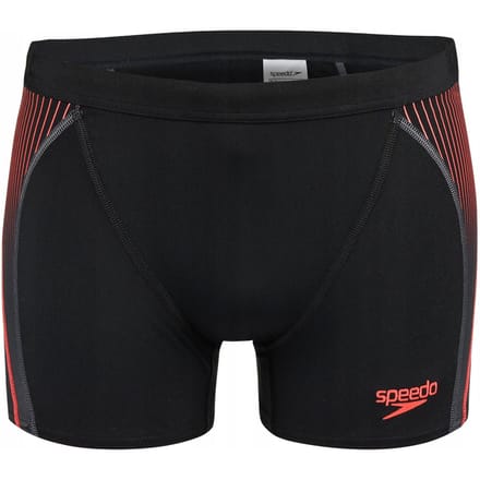 Speedo Gradient Placement Heren Aquashorts Zwart Rood Zwemkleding 8 12152C731